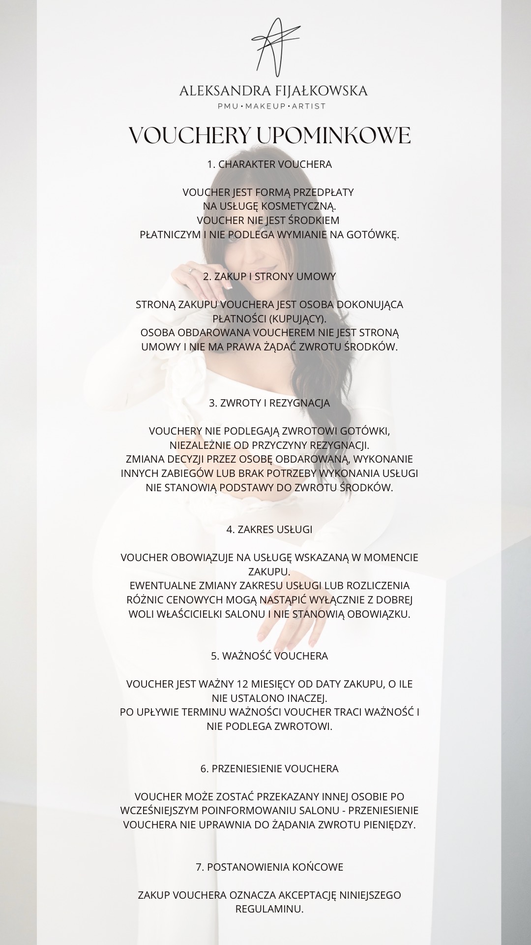 Regulamin voucherów